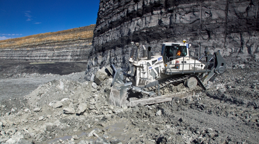 The new Liebherr crawler tractor PR 776 is suitable for mining and quarry operations.