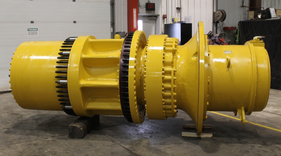 The GE 106Y wheel set is widely used in the mining industry