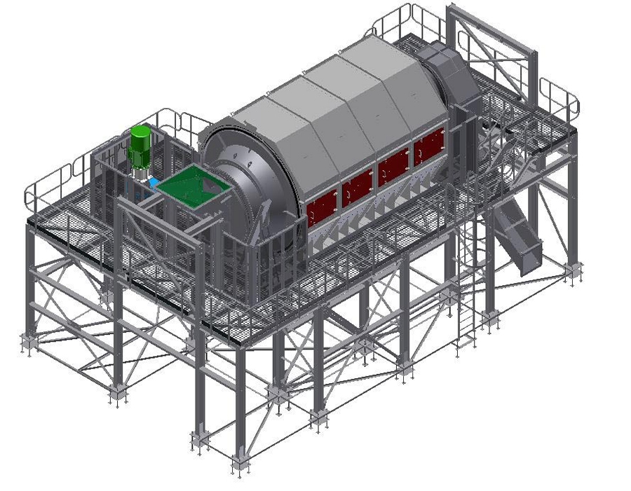 3D of semi-mobile Bradford Breaker