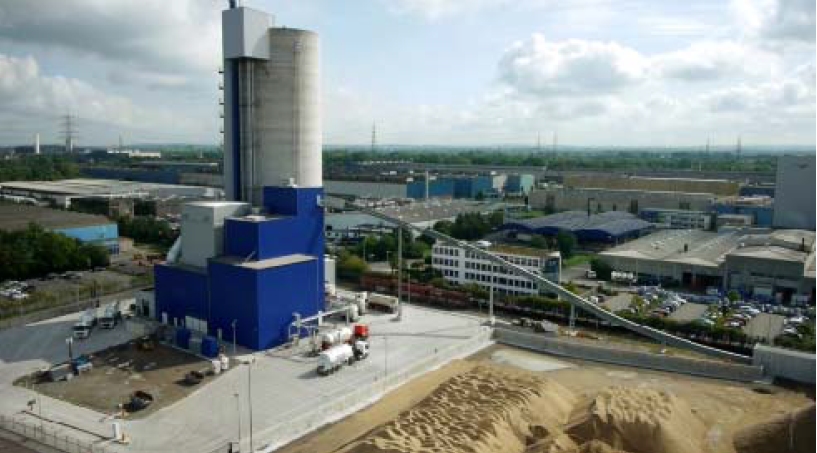 Cement plant with LOESCHE mill type LM 46.2+2 CS, Duisburg, Germany