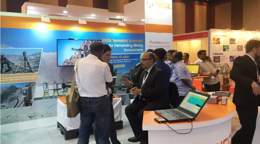 During GWF 2017 exhibition RIEGL displayed some of the latest products of their broad product portfolio in cooperation with their distribution partner for India, MeaTech Solutions.