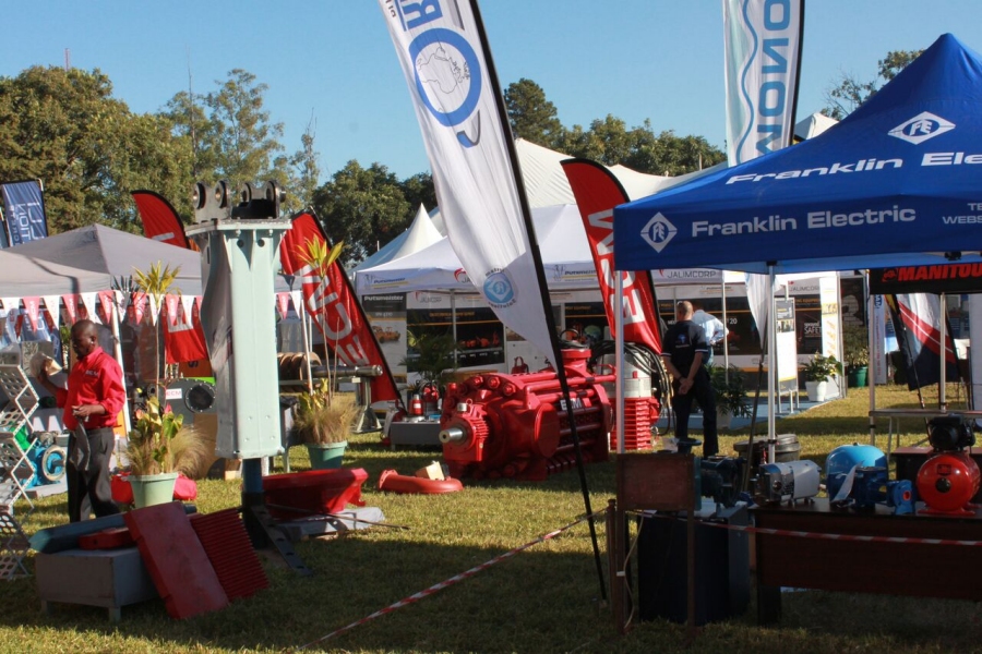 CBM-TEC 2016 at the Kitwe Showgrounds - final preperations before opening to visitors