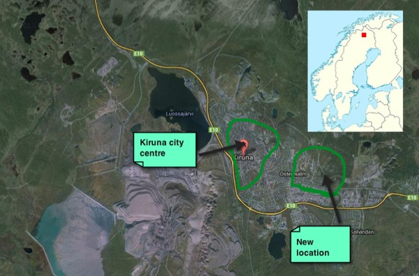 Swedish miner begins massive relocation of whole city