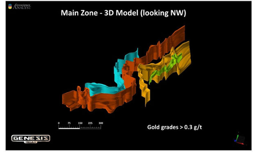 Quebec explorer raises 4M, welcomes Eric Sprott Main zone - 3D Model