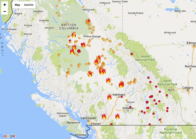 'Out of control' Canada’s wildfires close to Kinder Morgan’s pipeline ...