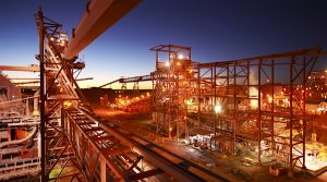 BHP's copper production up sharply, iron ore down