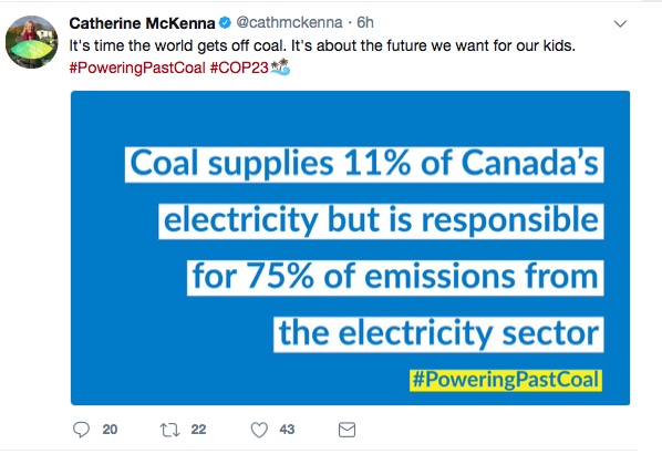 Canada says coal not coming back, US and Germany differ