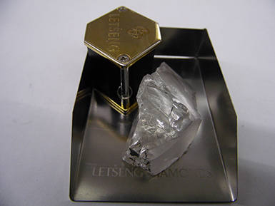 Gem Diamonds finds 183 carat rough at its Letšeng mine in Lesotho