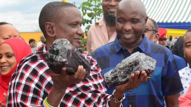 Artisanal miner in Tanzania finds large rare gemstones worth $3.3 million