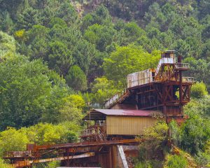 Abandoned mine shaft