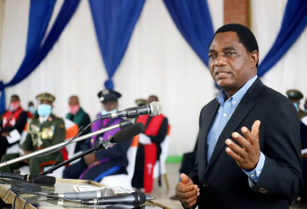 Zambian president promises to cut deficit, review mining policies