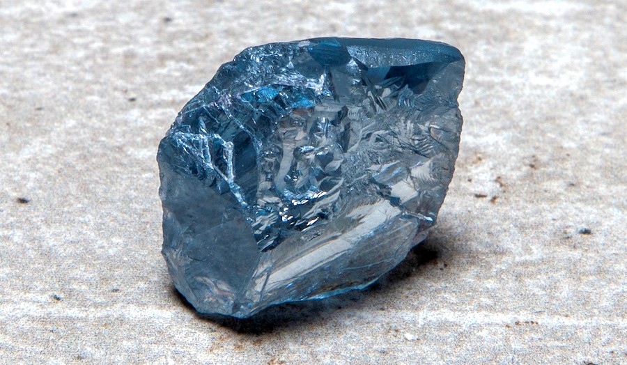 diamond in a mine