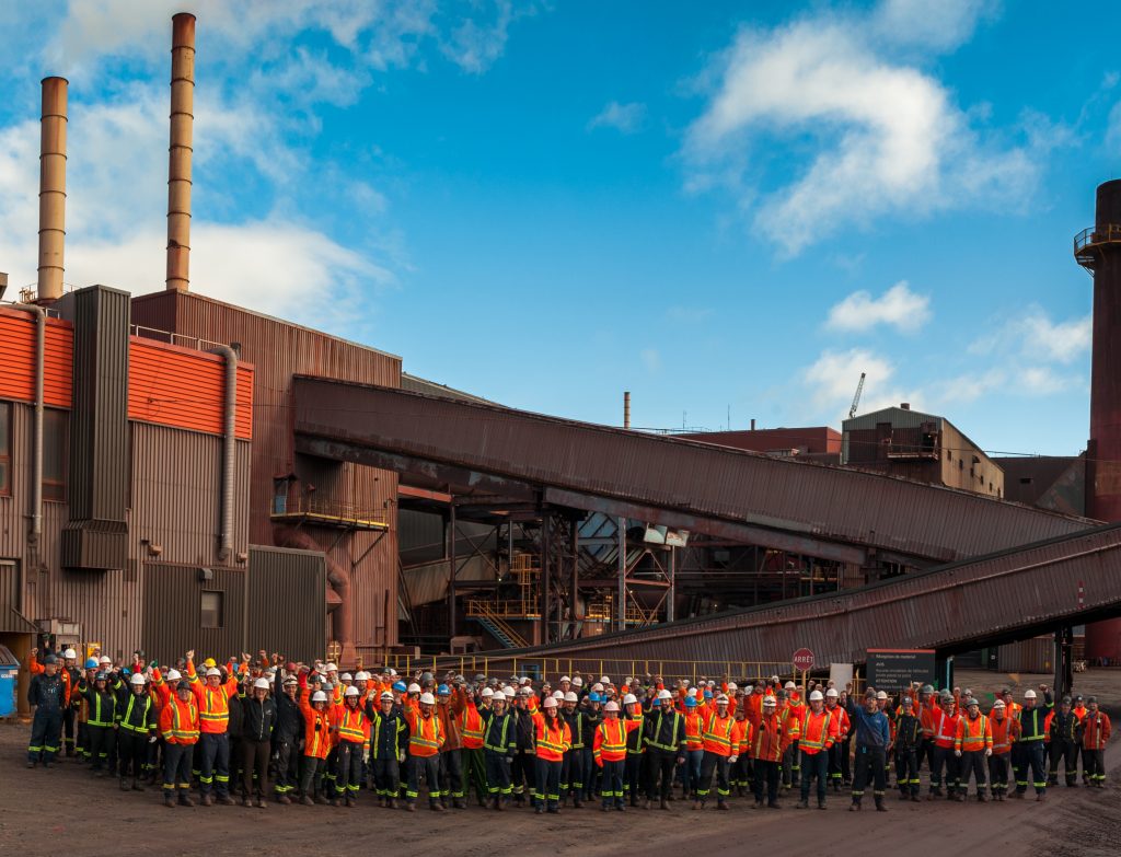 The ArcelorMittal Mining Canada Pellet Plant in Port Cartier