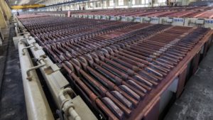Copper price down as factory activity slows