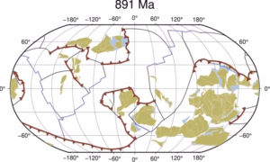 1 Billion Years of Tectonic Plate Movement in 40 Seconds