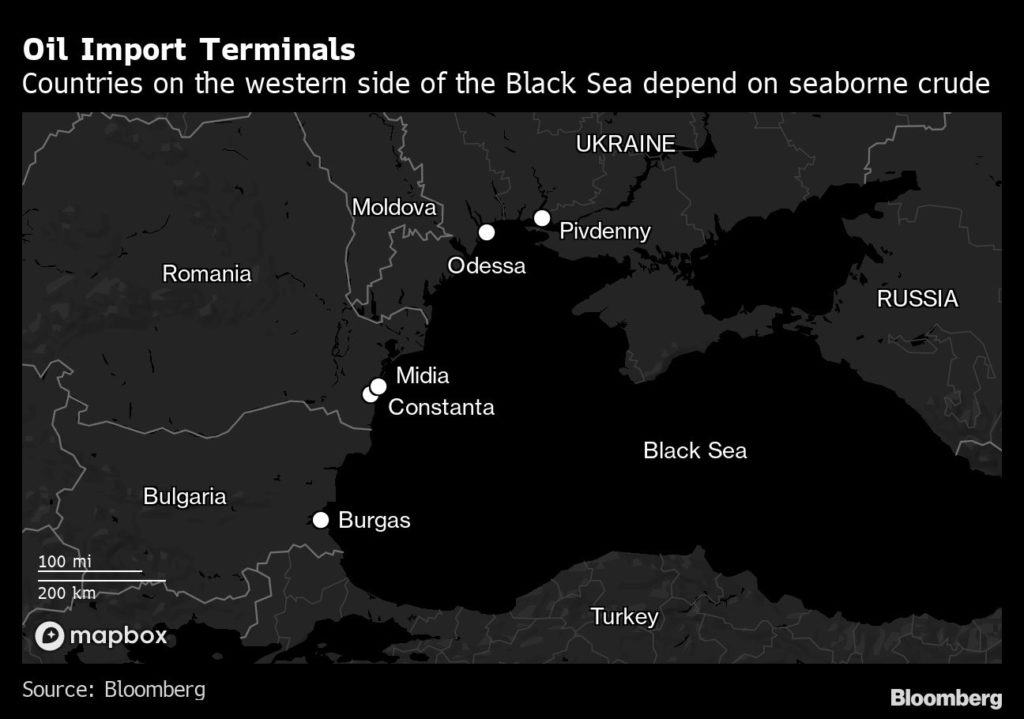Oil import terminals