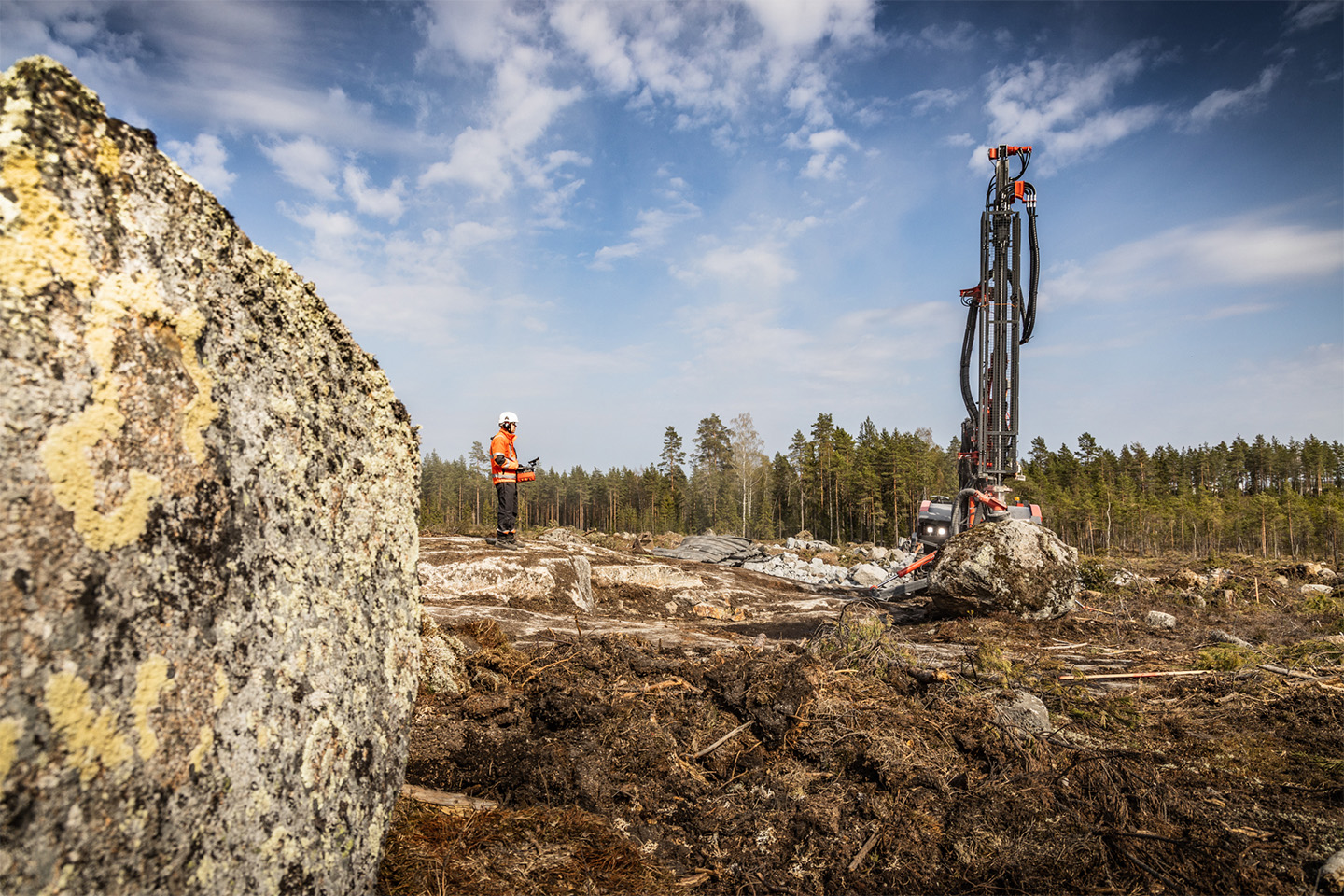 Sandvik showcasing electric concept rig for surface drilling at Vei og Anlegg 2022 in Norway