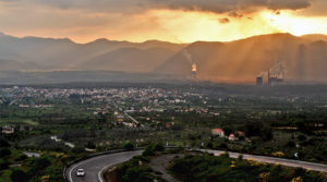 In a Greek coal mine, stocks build up ahead of peak summer demand