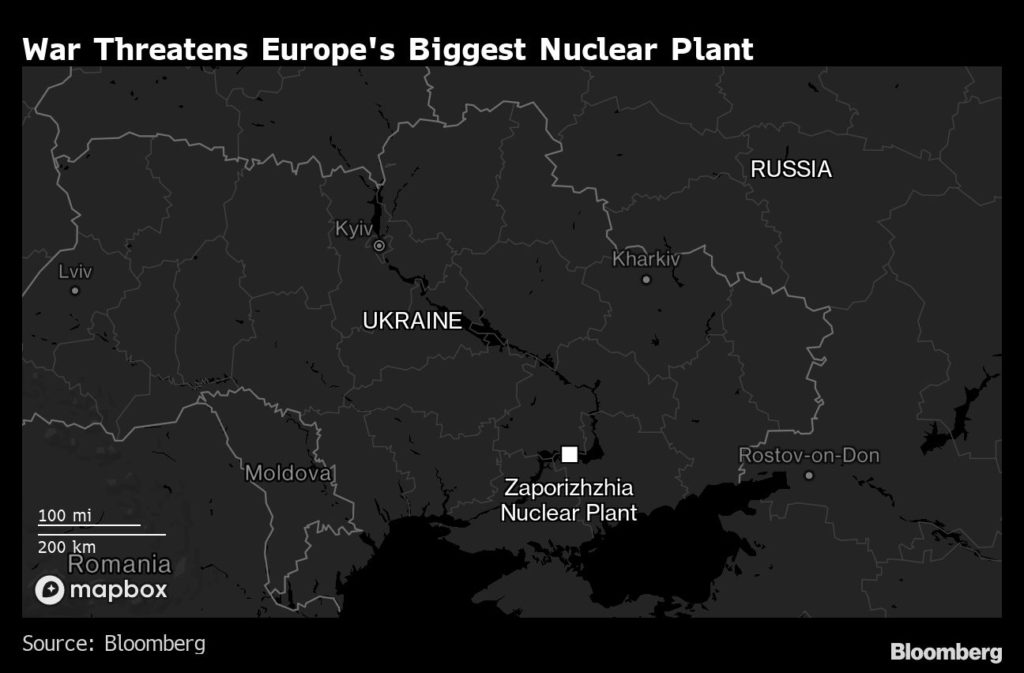 Nuclear-Plant Disaster in Ukraine Is ‘Real Risk,’ IAEA Says