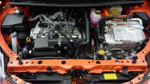 Prius Hybrid Car Engine and Battery