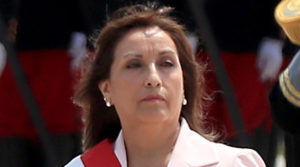 Peru's new president Dina Boluarte.