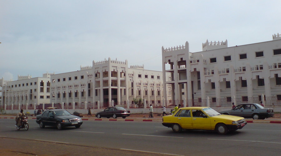 Government buildings in Bamako, Mali