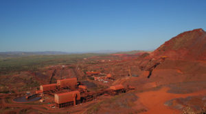 Iron Ore mine at Tom Price, Western Australia