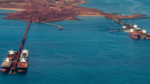 Rio Tinto's Parker Point and Port Walcott at Dampier, Western Australia.