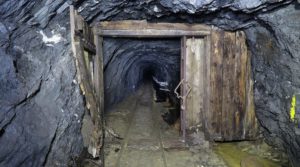 Underground coal mine.