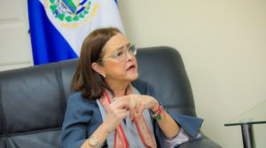 Salvadoran Minister of Foreign Affairs Alexandra Hill Tinoco