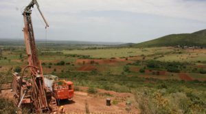 Diamond Drill Rig, Nyanzaga Hill, OreCorp