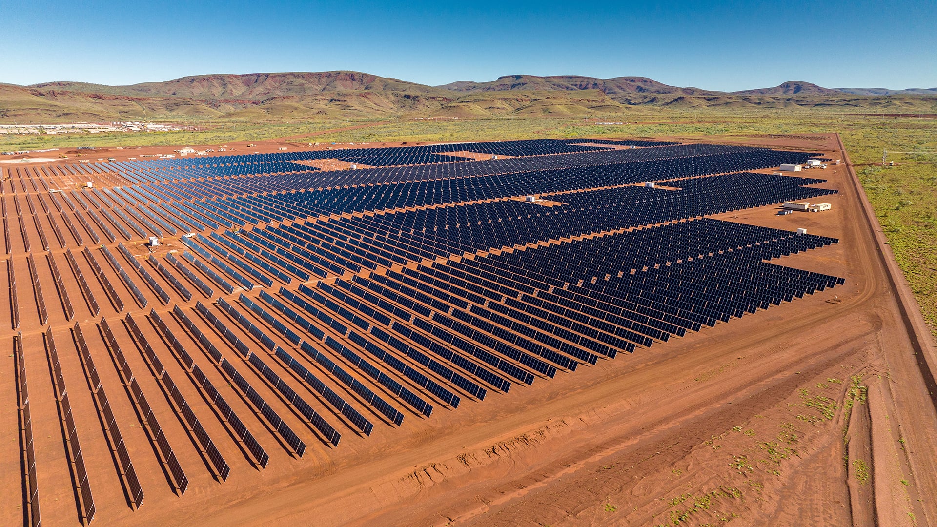 Solar farm at Rio Tinto's Gudai-Darri in Australia.