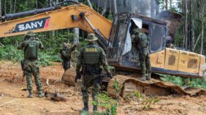 Ibama operation against illegal mining in Pará, Brazil