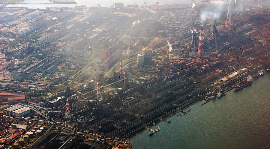 Kimitsu Steel Works, an ironworks in Chiba, Japan, established in 1965 by Nippon Steel Corporation