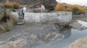 Alkaline spring with H2 gas at Bahla, Oman