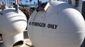 Hydrogen tank.