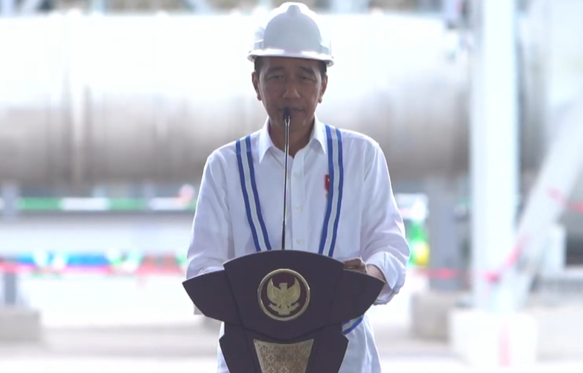 Presiden RI resmikan produksi pabrik peleburan tembaga milik Freeport Indonesia