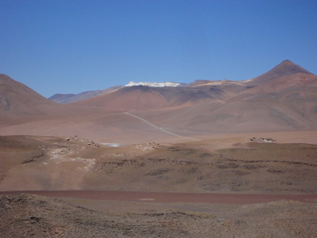 El Laco in Chile is an iron-rich volcano complex.