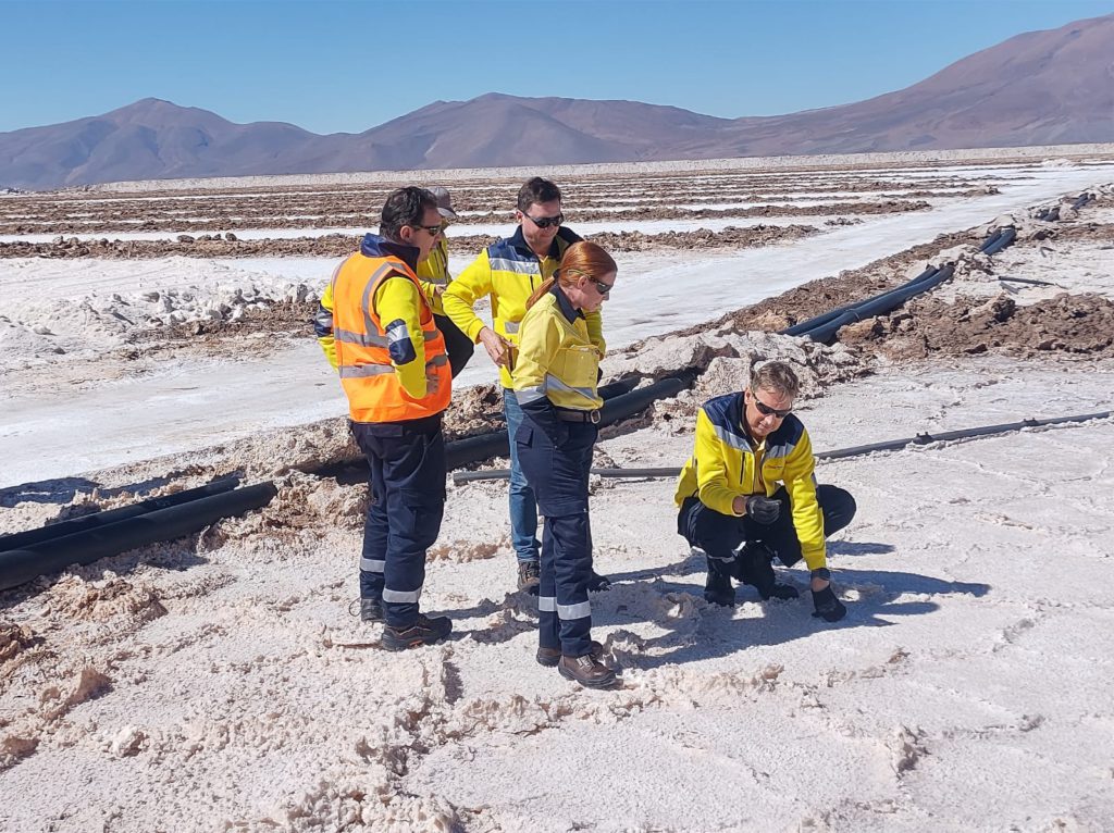 Rio Tinto Chief Executive Jakob Stausholm at the Rincon lithium project in Argentina.